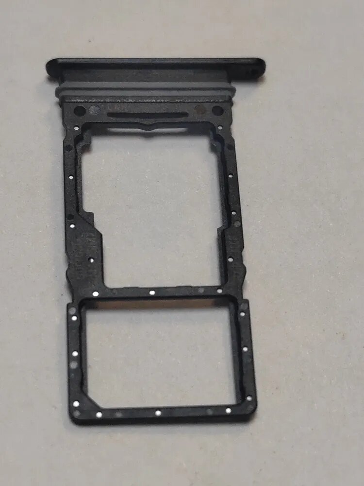 Сим лоток для samsung a33( a336b ) черный — фото 1