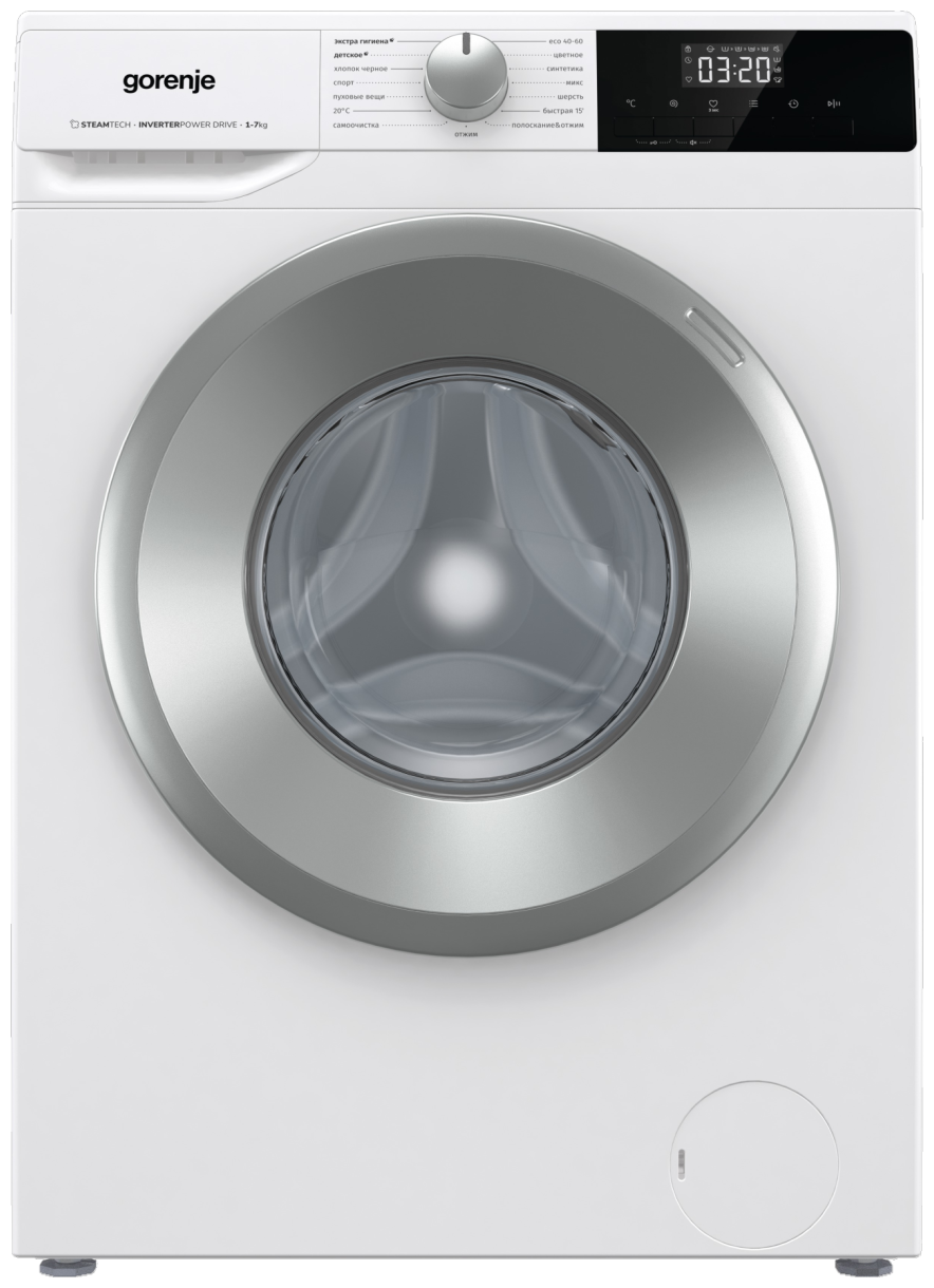 Стиральная машина GORENJE W2NHPI72SCS( 7кг, 1200 об/мин, 59,7x43,5x85)