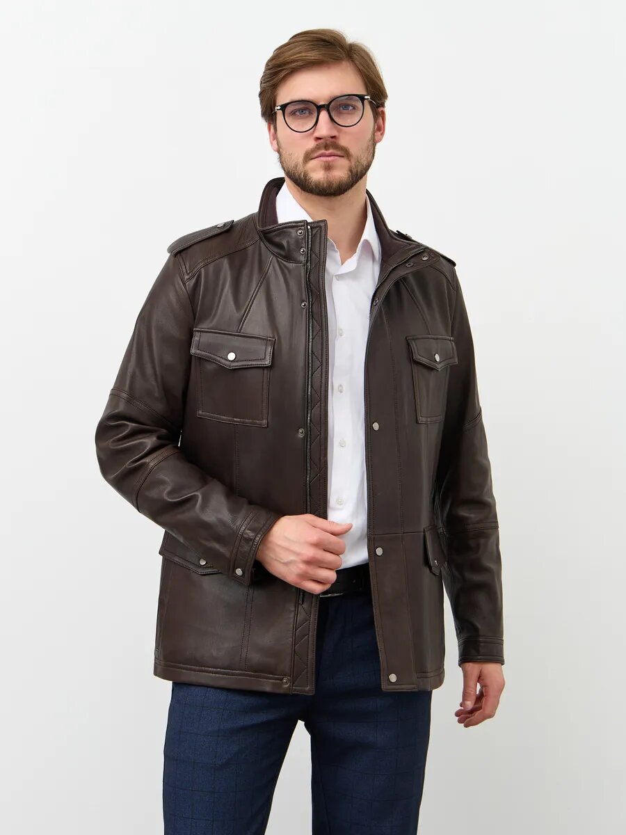 Куртка кожаная из натуральной кожи