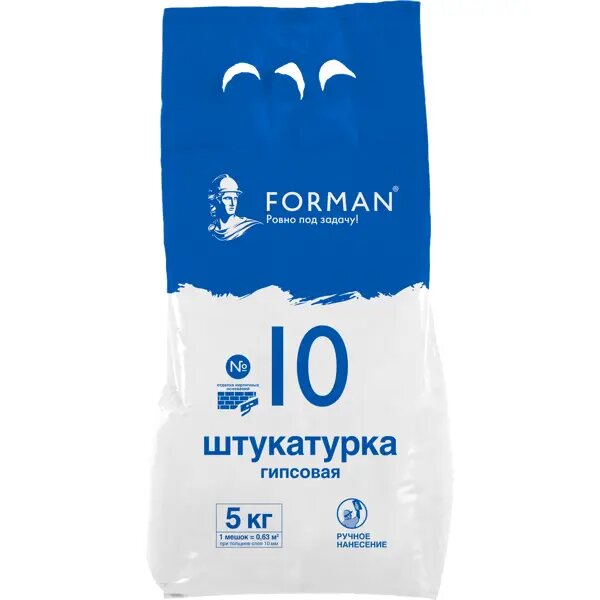 Штукатурка гипсовая Forman №10 5 кг