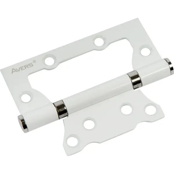 Петля без врезки B2-W/CR 100x75x2.5 мм цвет белый