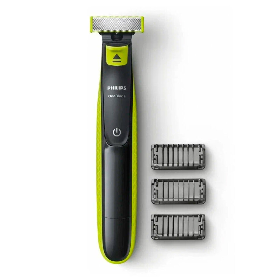 Триммер Philips OneBlade QP2724/10, черный/зеленый