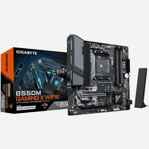 Изображение товара Материнская плата Gigabyte B550M GAMING X WIFI6 (AM4, mATX)