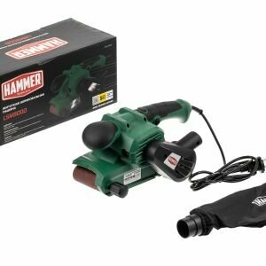 Шлифовальная машинка ленточная Hammer LSM900D 900 Вт 290 м/мин лента 457x75 мм