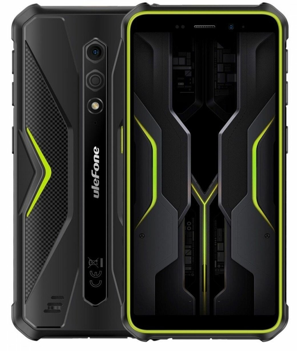 Смартфон Ulefone Armor X12 Pro 64Gb 4Gb зеленый/черный