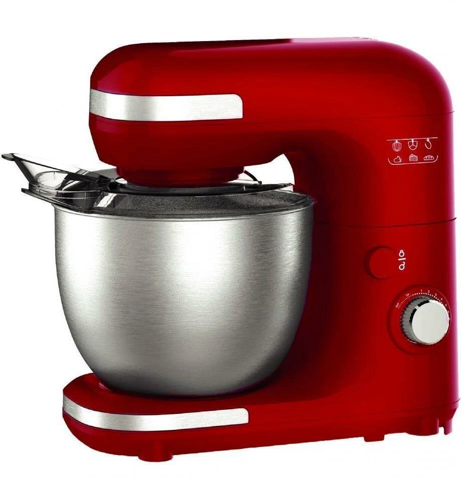 Кухонная машина (планетарный миксер) KELLI KL-5120 мощность 1200 Вт красный