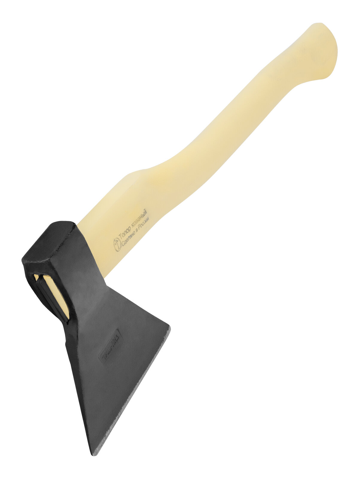 Топор кованный в сборе Труд Вача 1400/1650 г деревянное топорище 500 мм Б3 21693