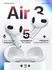 Наушники беспроводные AIR 3 с микрофоном, Bluetooth, Lightning, i...