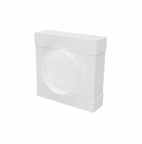 Тройник для плоских воздуховодов Fonet 60x204 мм D125 мм пластик