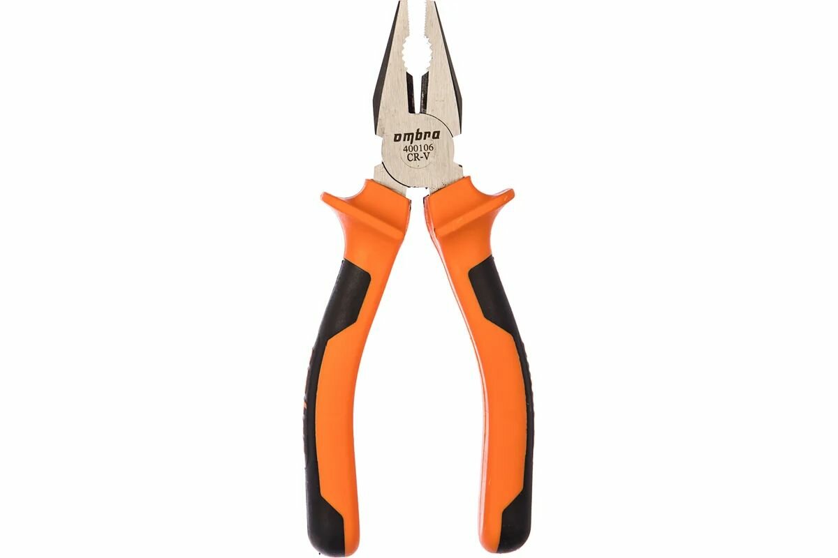 Пассатижи с двухкомпонентными рукоятками, 160 мм Ombra