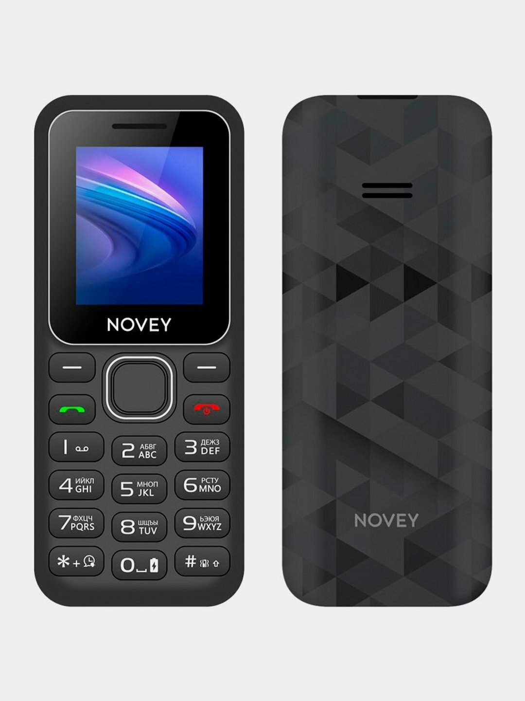 Мобильный телефон Novey Choco 102, кнопочный, NFC, 32MB, 2SIM