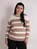 Свитер женский в полоску, с длинным рукавом
