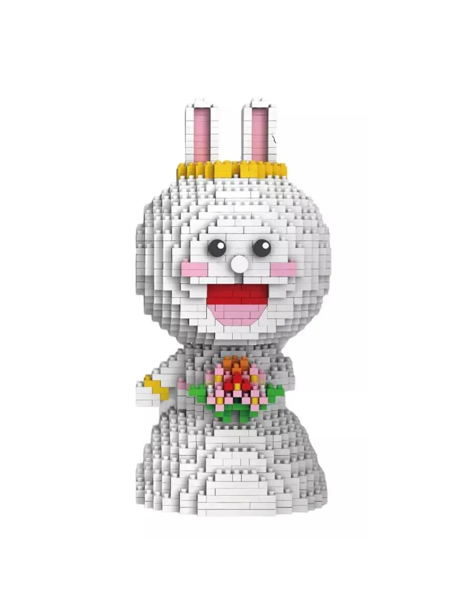 Конструктор RTOY "Влюбленная зайка"-JM8836-2, 1550 деталей, для детей от 14 лет