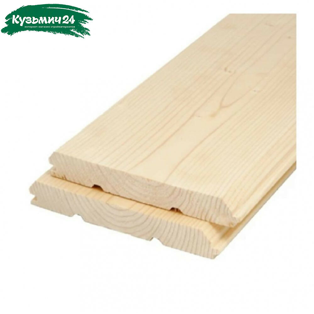 Имитация бруса сорт АВ Хвоя 16х135х6000 мм в упаковке 6 штук