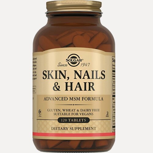 Изображение товара Солгар Таблетки для волос, кожи, ногтей таблетки 120 шт