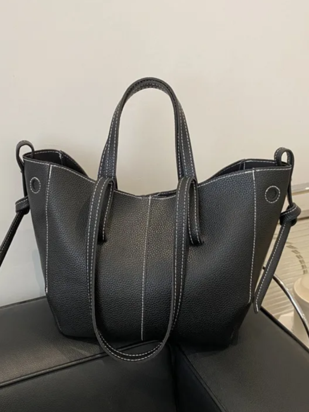 Сумка шоппер , черный — фото 1