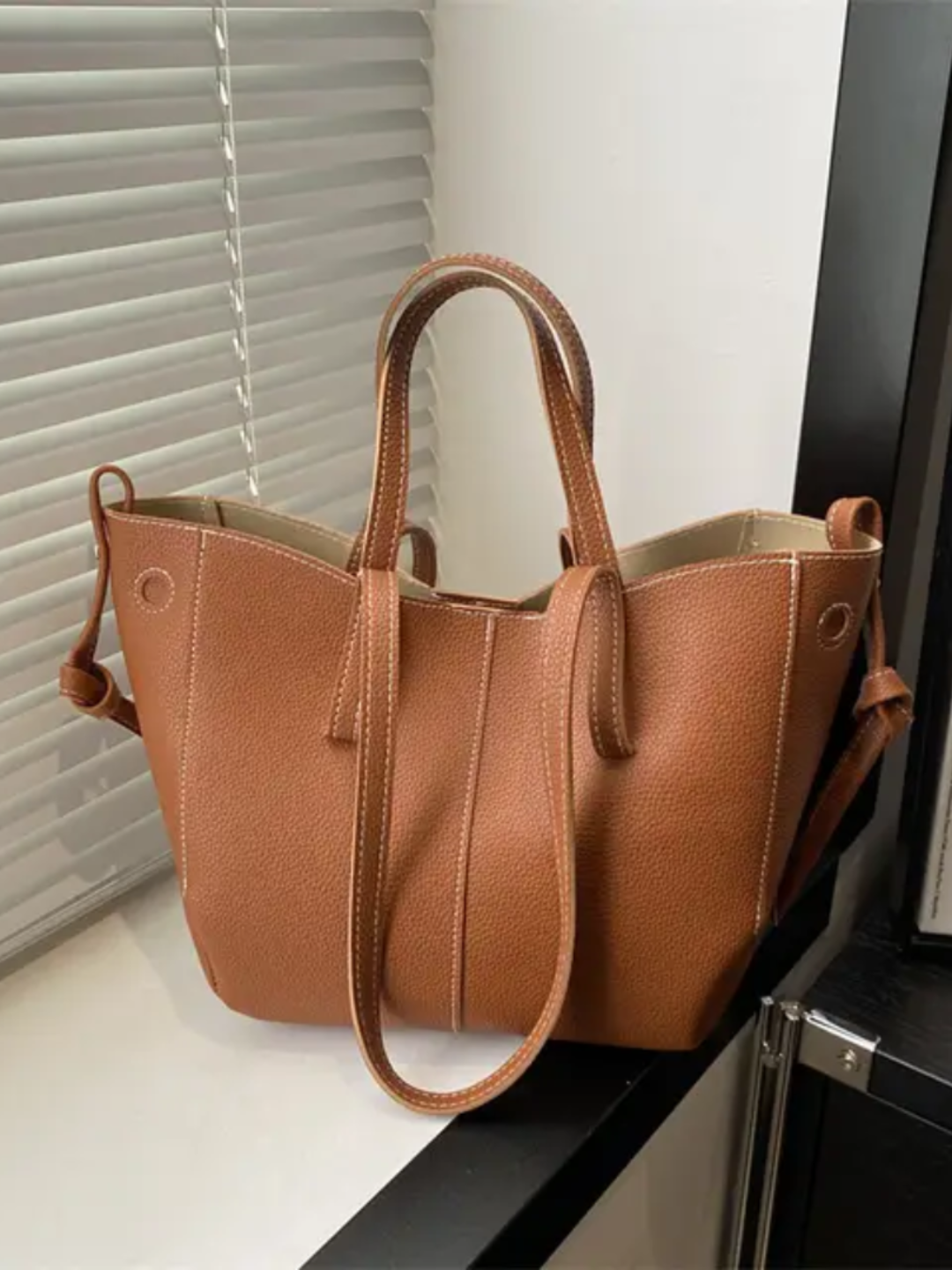 Сумка шоппер , коричневый — фото 1