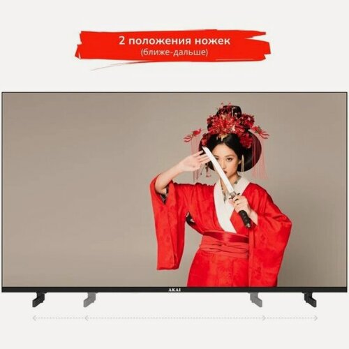 Изображение товара Телевизор Akai TA43BU500, 4K Ultra HD, черный