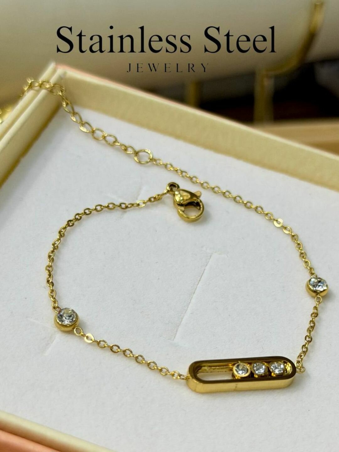 Браслет-бэнгл, Swarovski Zirconia