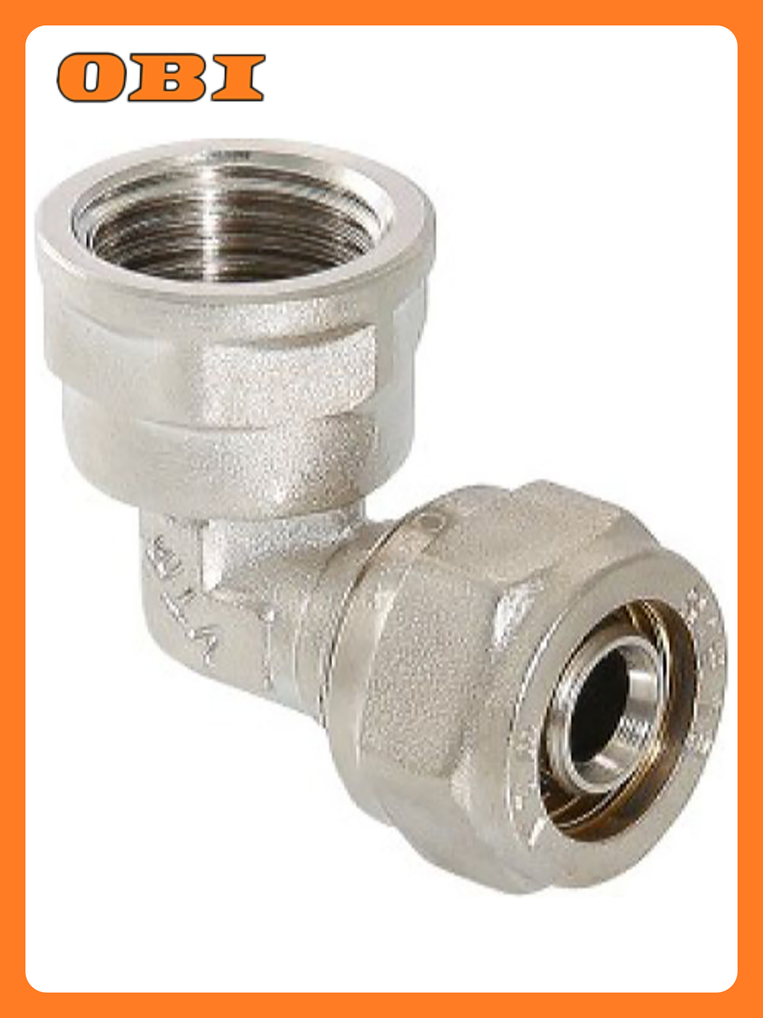 Угольник VALTEC VTm.352. N латунь никелированный 3/4