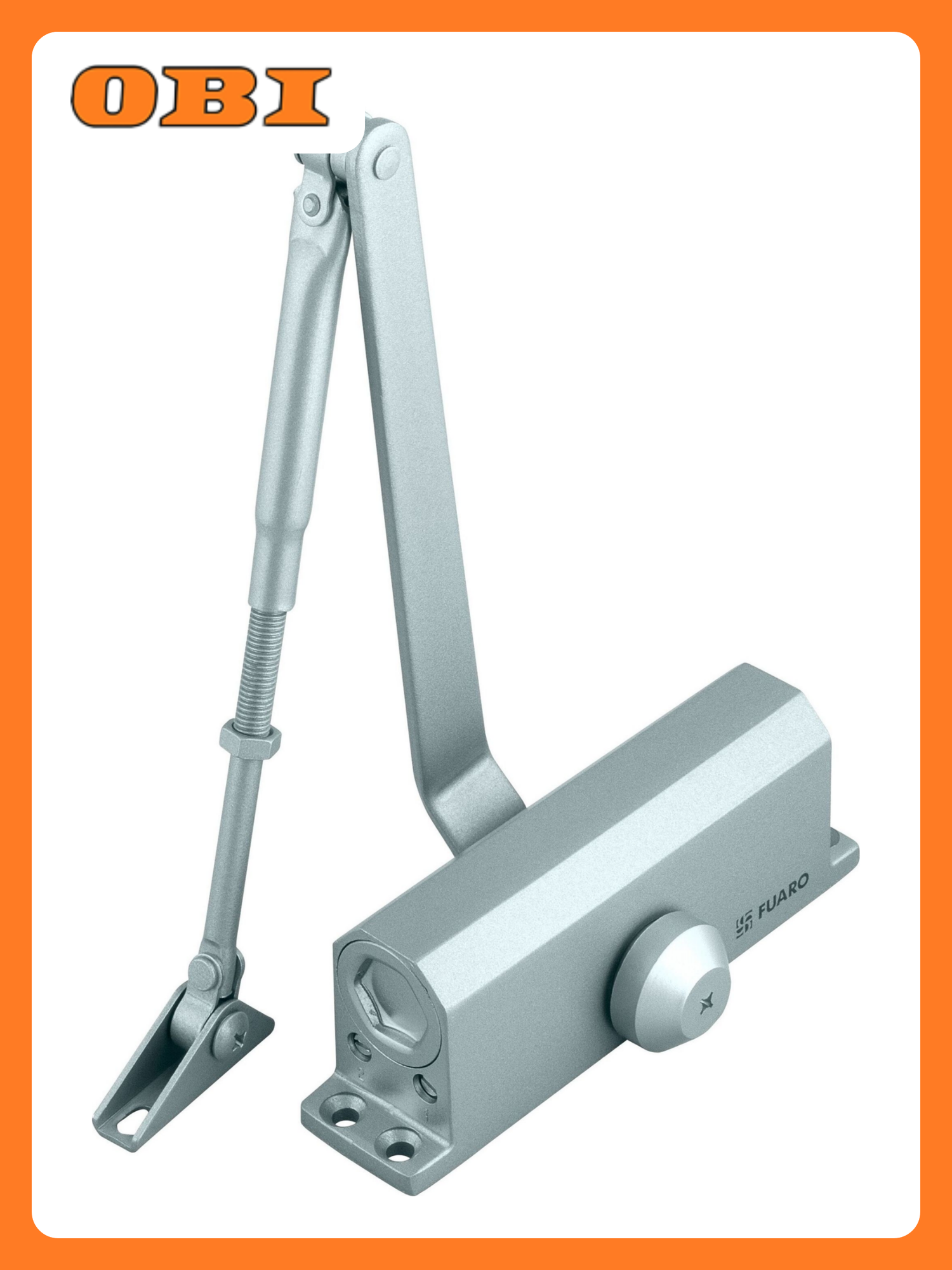 Доводчик дверной FUARO DC-204 85 кг алюминий