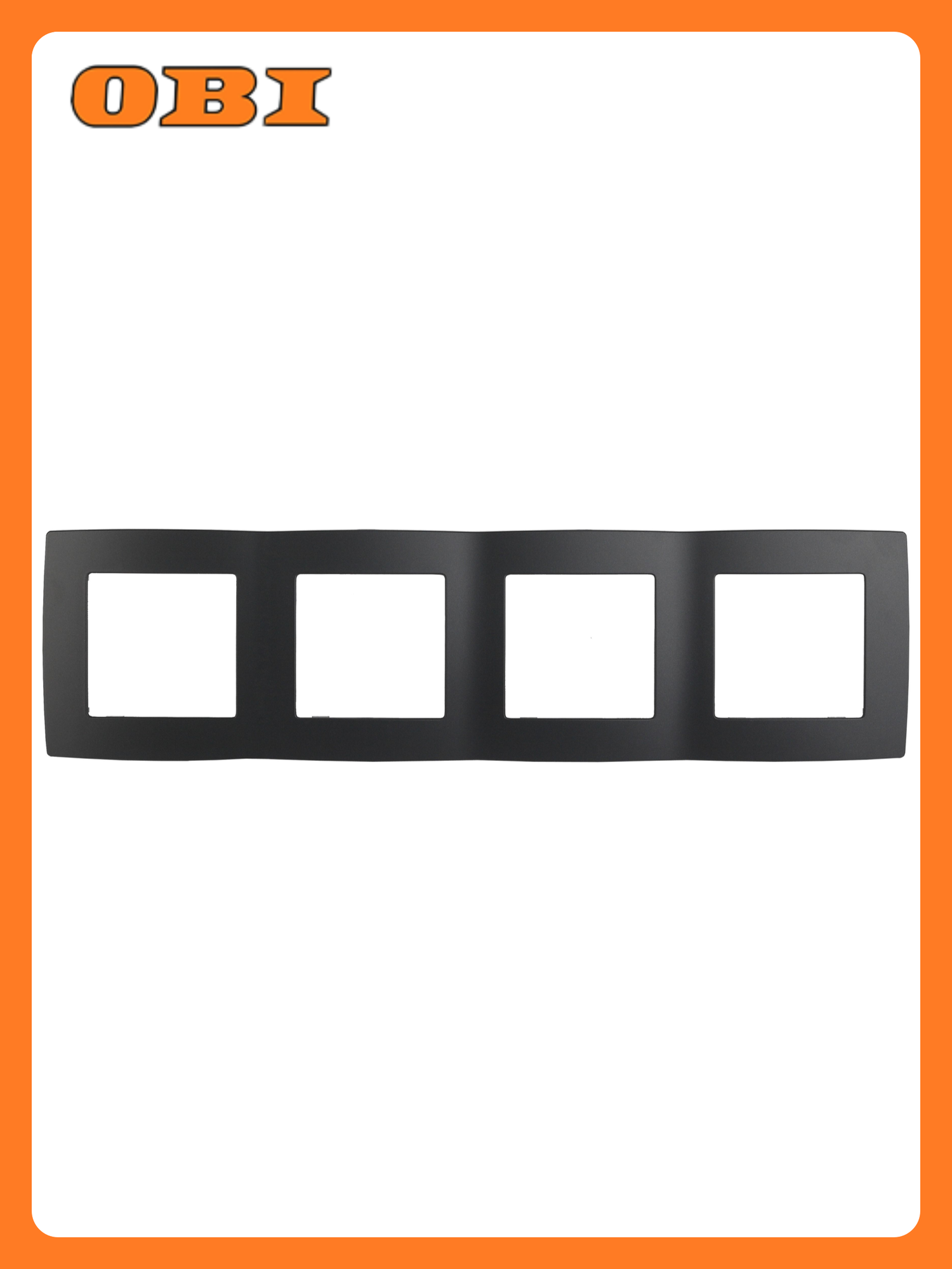 12 5004 05 ЭРА Рамка на 4 поста  Эра12  антрацит  10 100 1600 