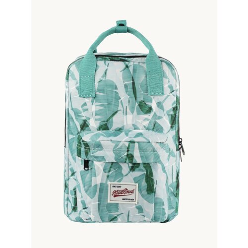Рюкзак Street Soul 9021 Зелень листья, водонепроницаемый, 16л, 500 г