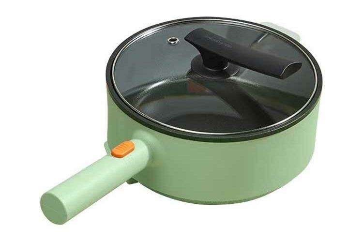 Электрический вок Joyoung, зеленый, для приготовления блюд, мощность 1500 Вт, с антипригарным покрытием