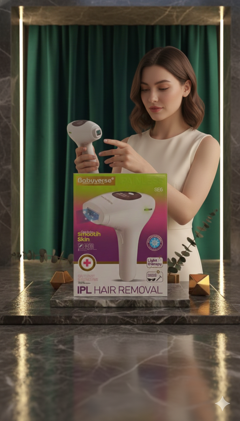 Профессиональный фотоэпиляторб для тела babyverse для женщин