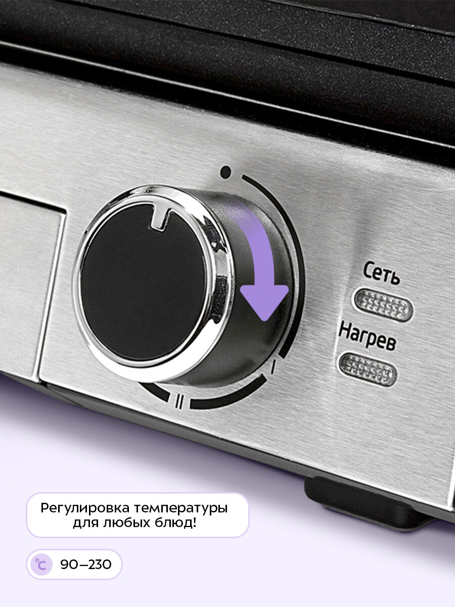 Электрогриль Kitfort КТ-1602 — фото 1