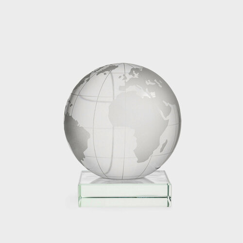 Статуэтка Kuchenland 11 см кристальное стекло Глобус Lux crystal 2290₽