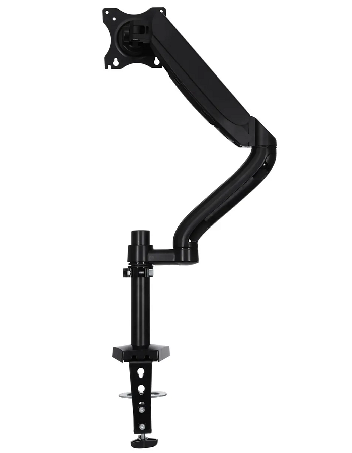 Кронштейн настольный Buro M10 Buro 1174939 для мониторов черный макс.9кг крепление к столешнице поворот и наклон