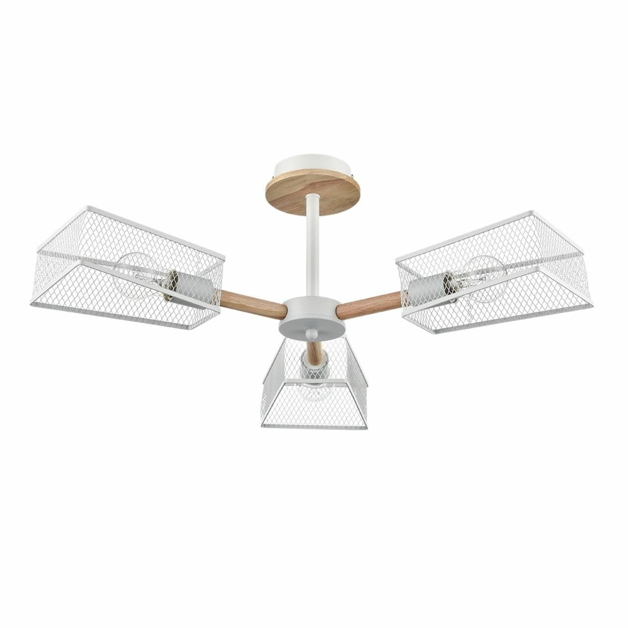 Люстра потолочная Lumion Irma D670xH230 мм E27 цвет белый дерево, арт. 8246/3C