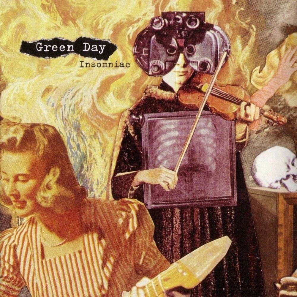Green Day "Insomniac", смелый и Одновременно мрачный Альбом, (1995, CD-диск)