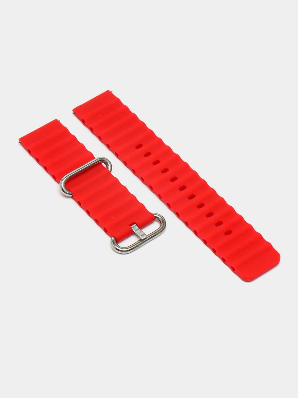 Силиконовый ремешок для смарт-часов, красный, 42/44/45мм
