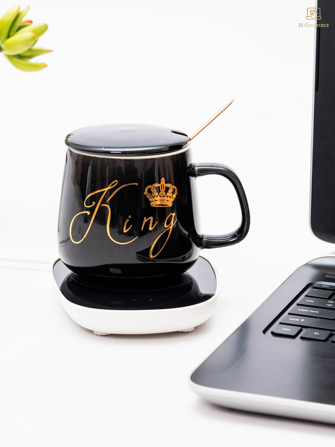 Кружка с подогревом, керамическая, USB, 350 ml . Керамическая кружка с подогревом — фото 1