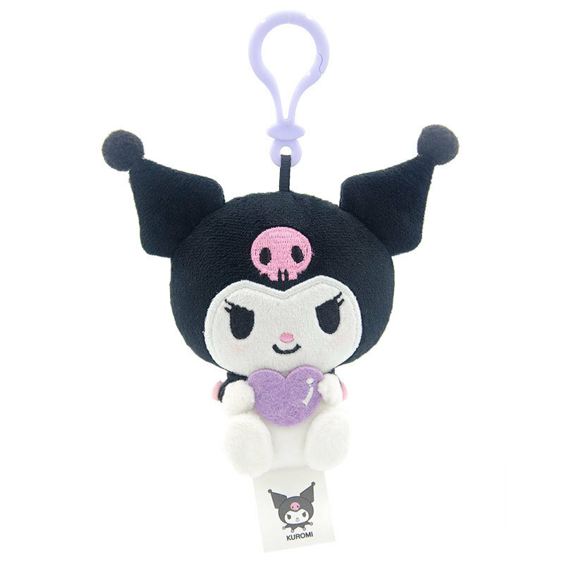 Официальный плюшевый брелок Sanrio Kuromi, кукла Kuromi, подвеска для сумки, интернет-знаменитость, шарм для сумки для женщин