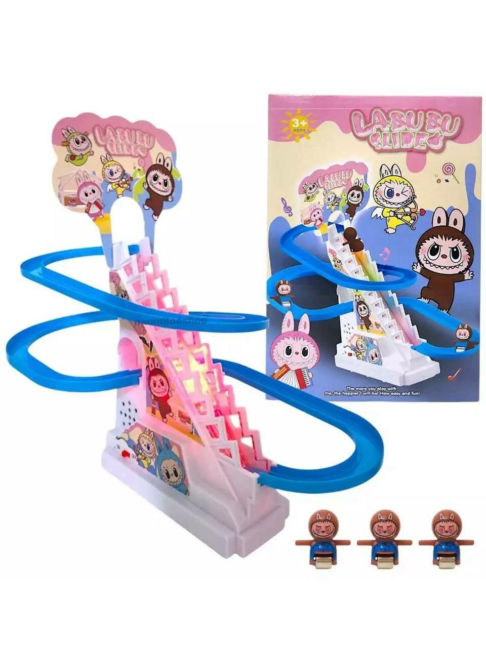 Игровой набор " LABUBU SLIDE " - горка с фигурками