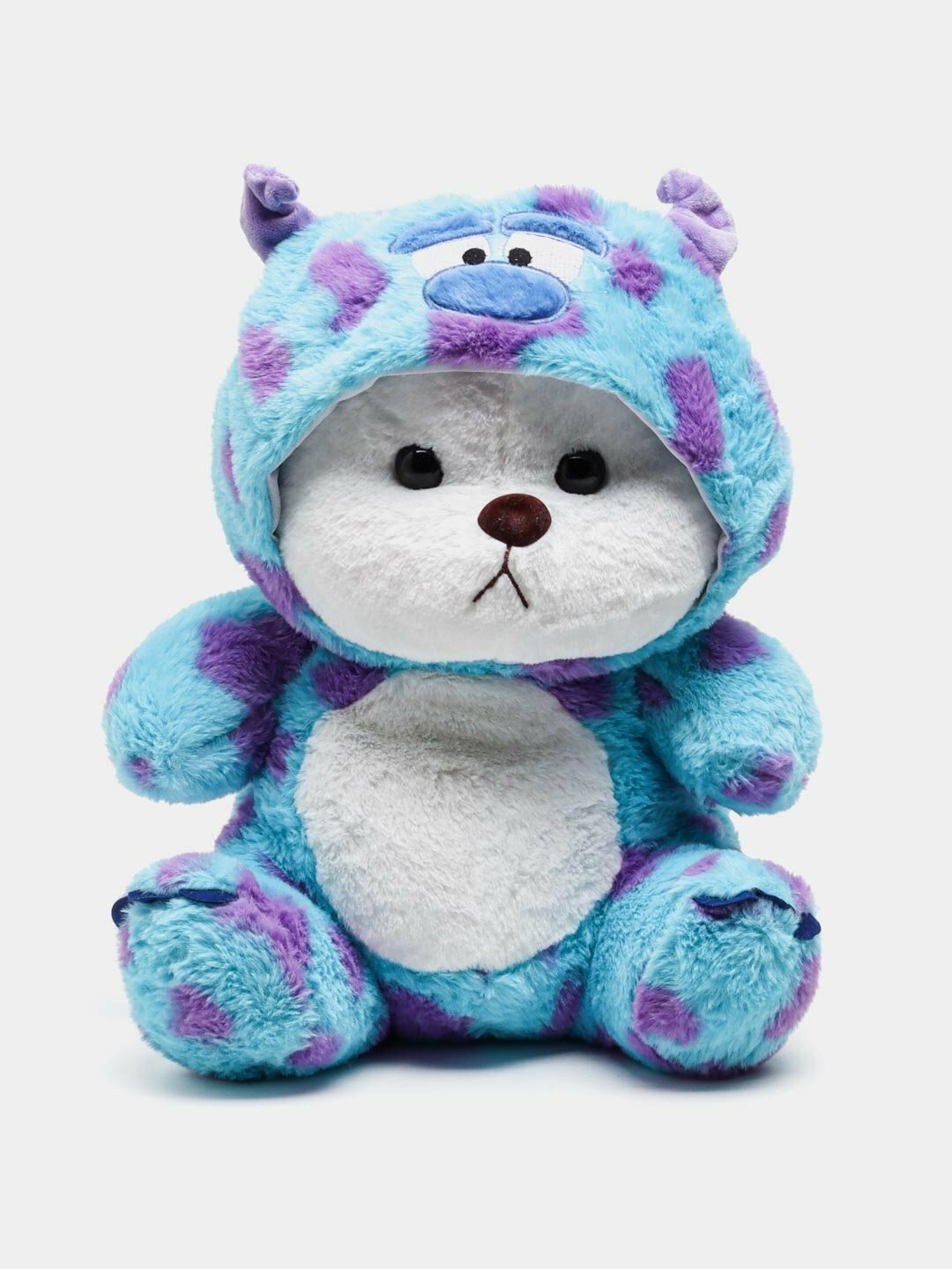 Плюшевый плюшевый мишка с капюшоном для детей, лото, Пикачу, стежок 50-55 см мишка с капюшоном для подарка