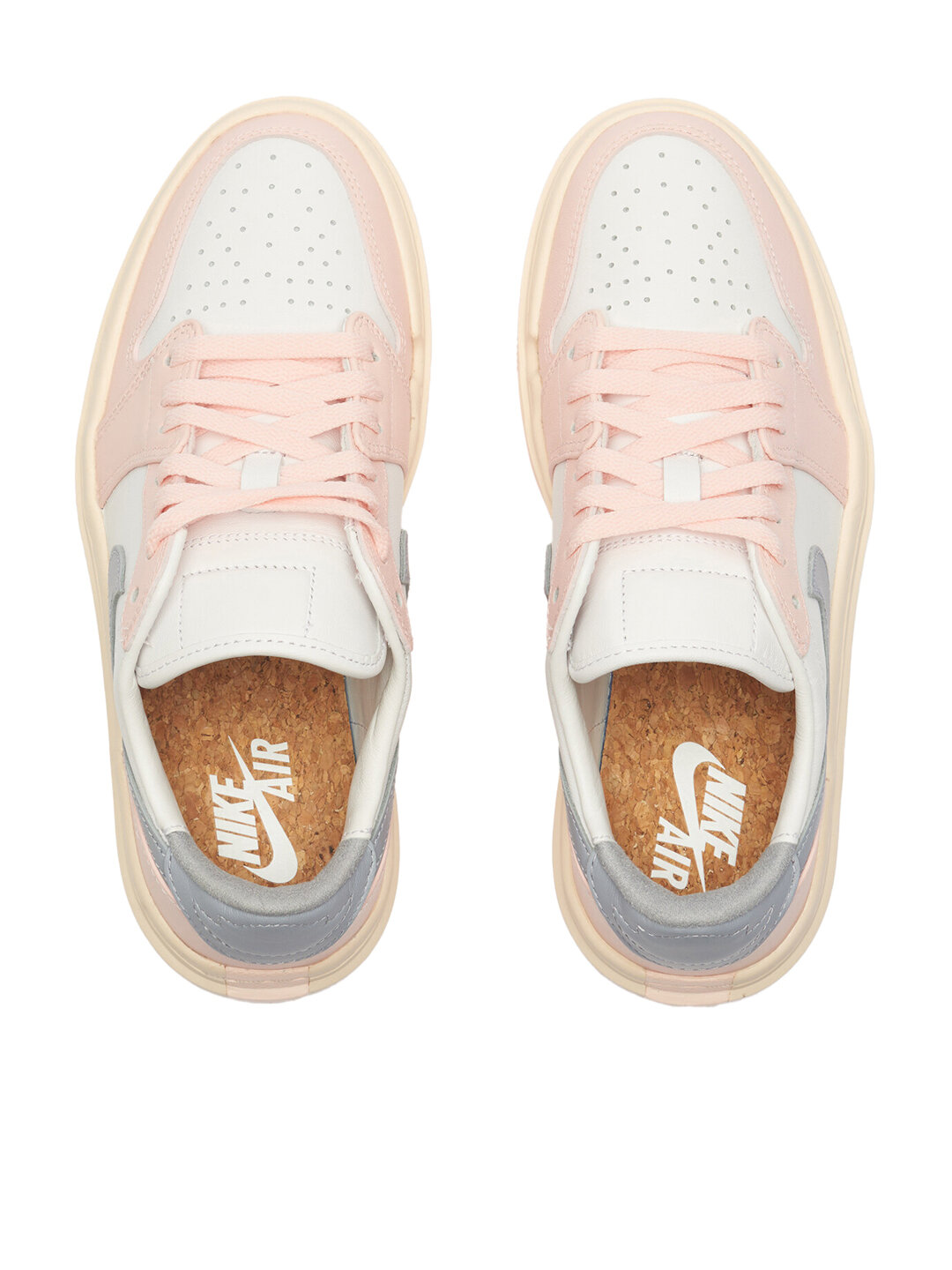 Кеды Jordan Air Jordan 1 Elevate Low, размер 9.5 US, atmosphere/white/guava ice/light steel grey — фото 1