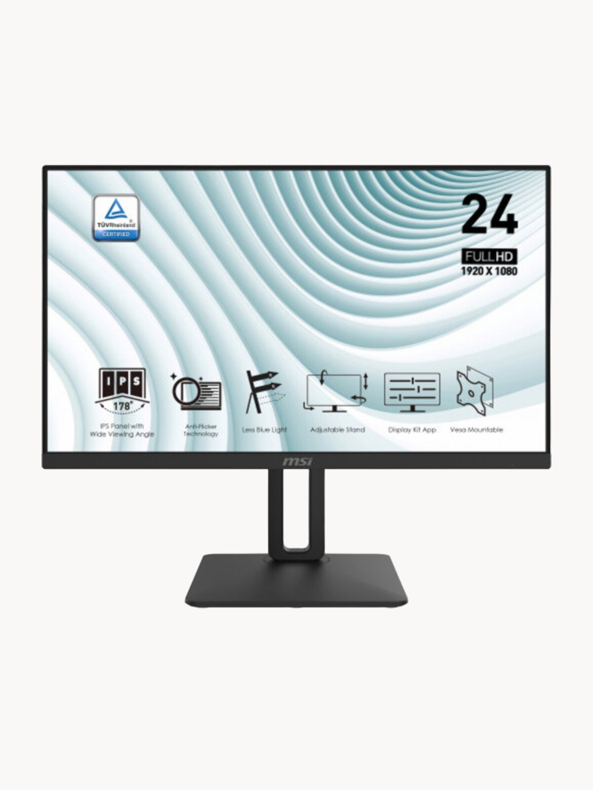 Монитор MSI MP242AP, черный, 1920x1080 пикс, матрица IPS