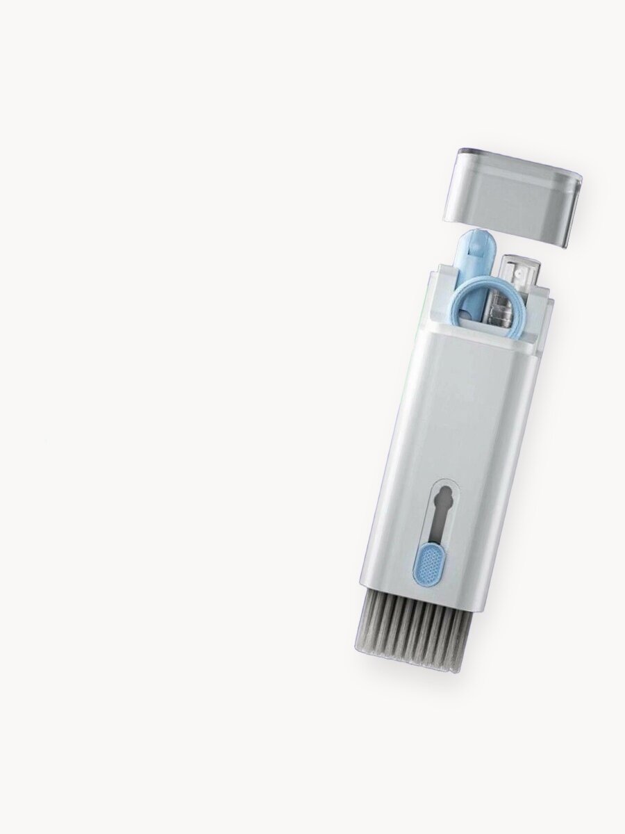 Многофункциональная щетка для чистки наушников, клавиатуры, экрана телефонов и ноутбуков 7 в 1