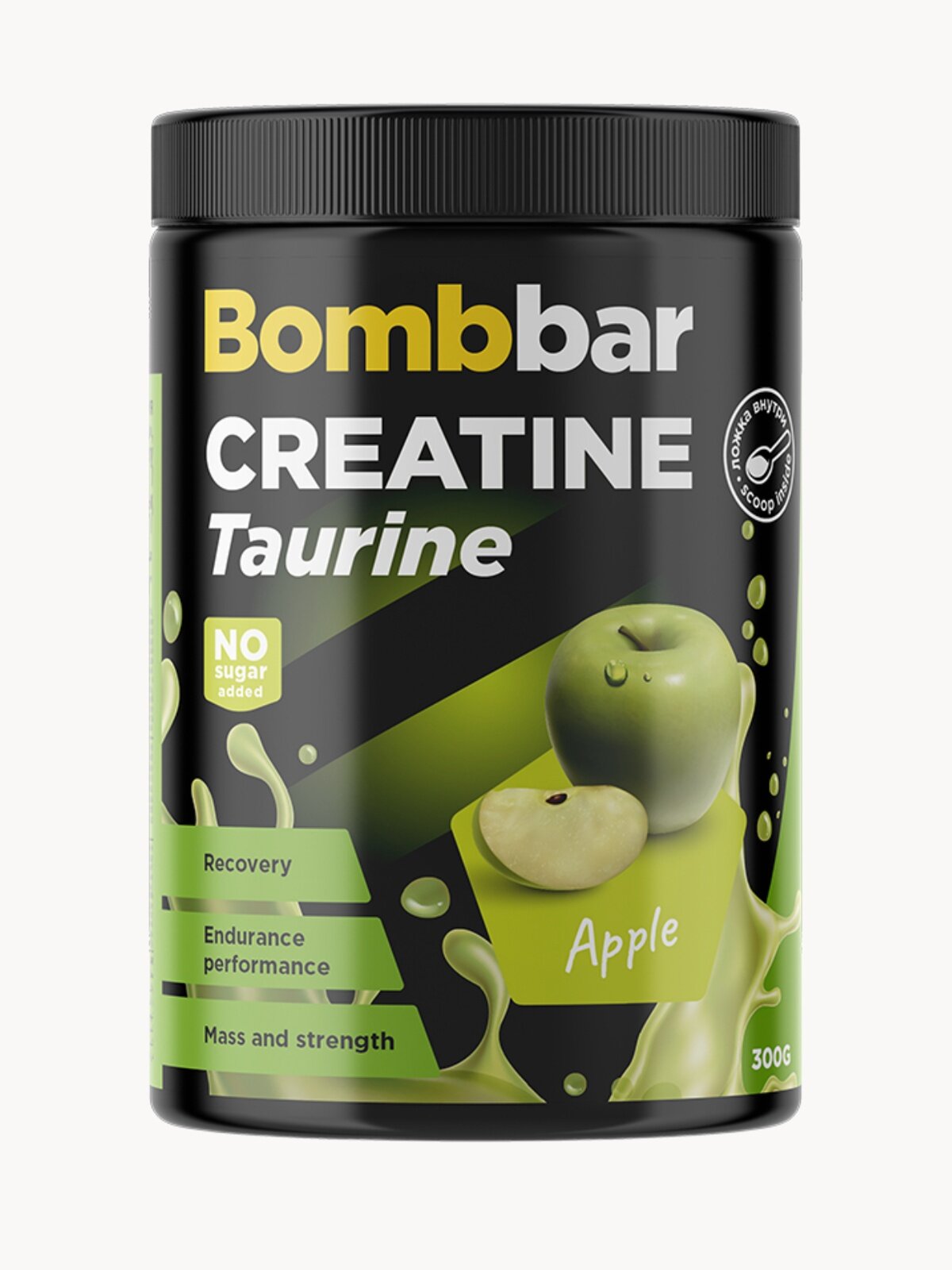 Bombbar Pro Creatine Taurine / Коктейль Креатин + Таурин, порошок 300г