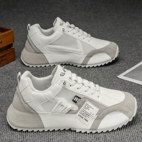 Изображение товара MOOCIE 2026 новые летние дышащие универсальные спортивные повседневные кроссовки с внутренней высотой, кроссовки для бега и папы для мужчинEU:41