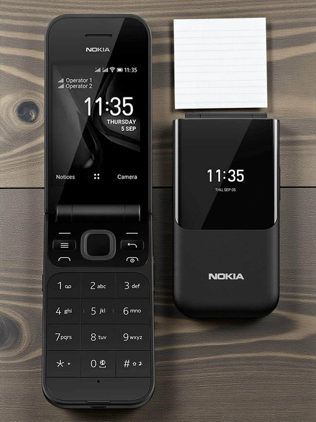 Телефон Nokia 2720 Flip, Dual SIM, черный, зарегистрирован в UZIMEI