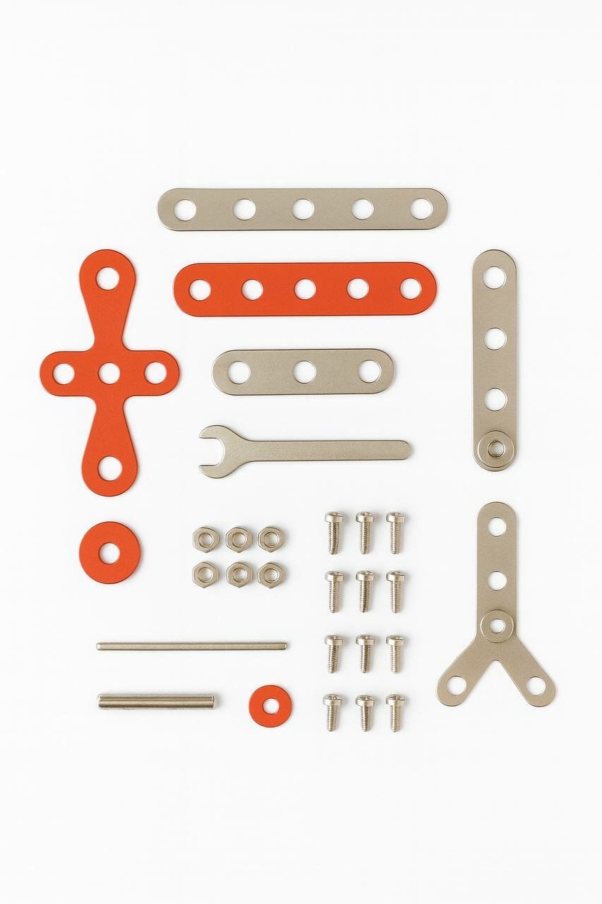 Конструктор CREATIVE METAL, STEM, металлический, 30-56 деталей, 6+ лет — фото 1