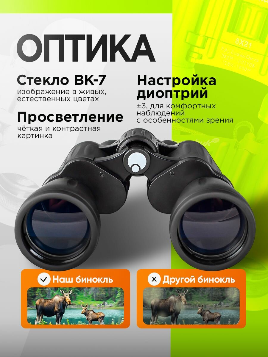 Бинокль Levenhuk Atom 7x50 — фото 1