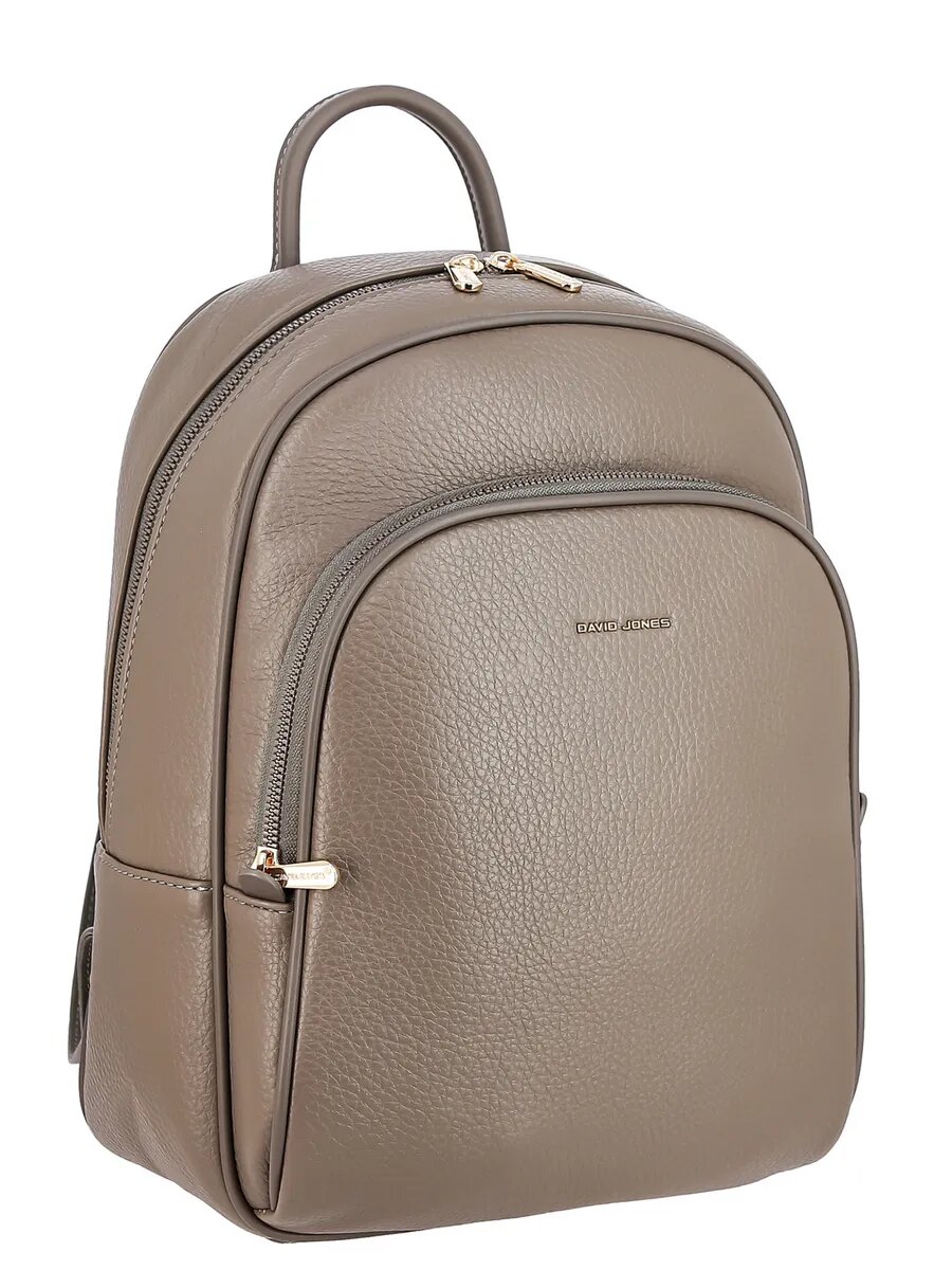 Сумка-рюкзак DAVID JONES, серо-коричневый — фото 1
