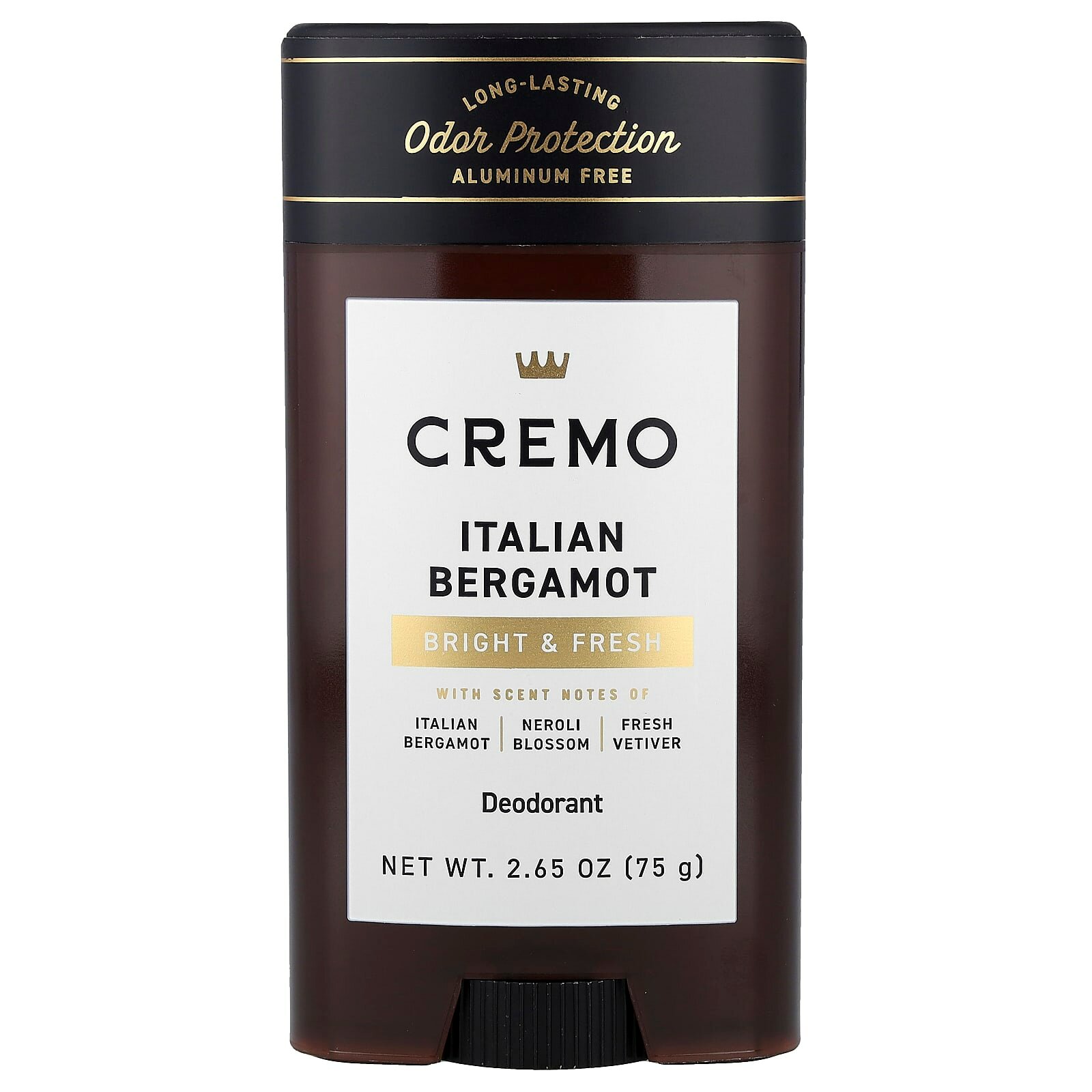Cremo, Дезодорант, итальянский бергамот, 75 г (2,65 унции)