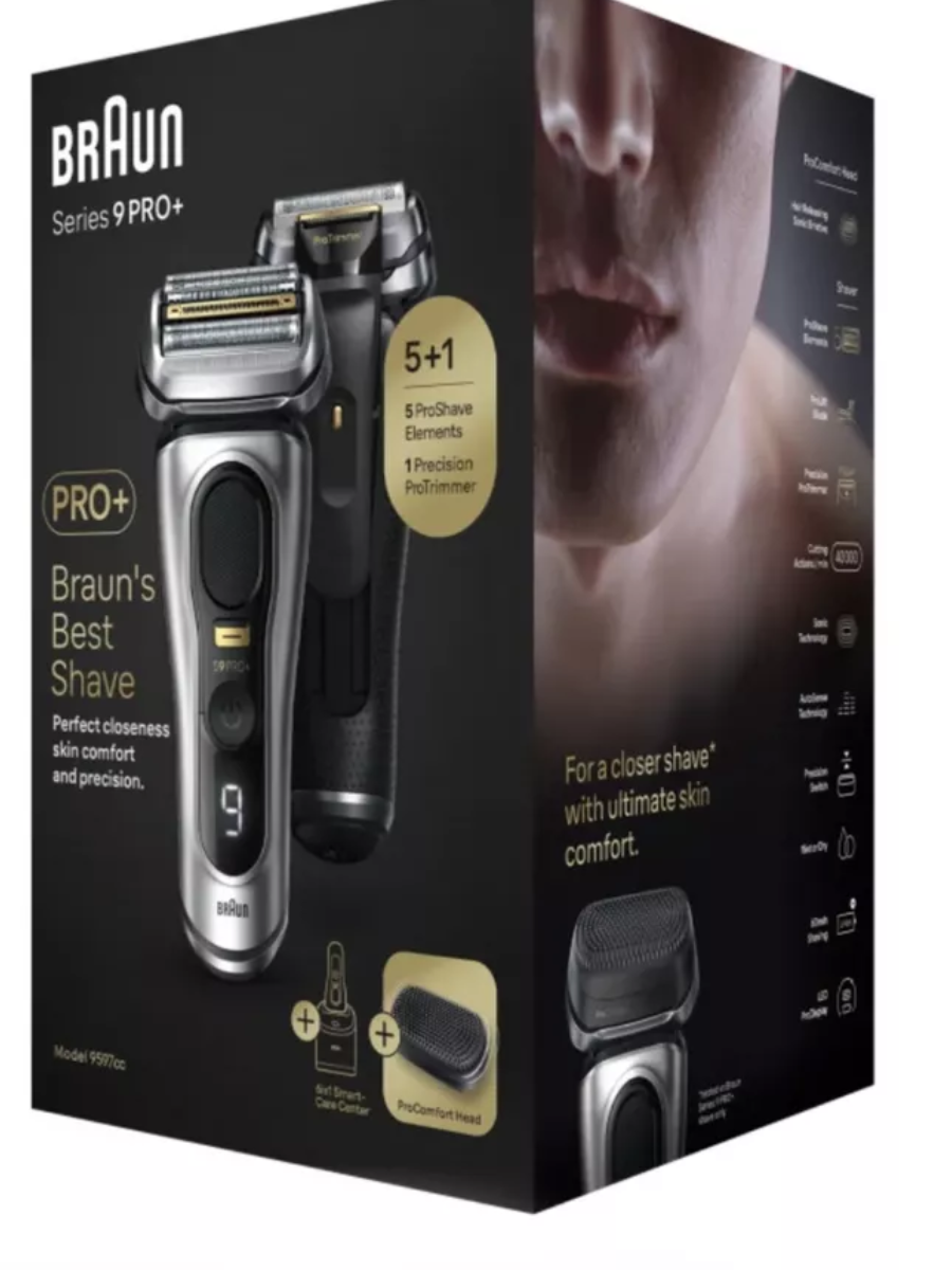 Электробритва Braun 9597CC, 9 Series Pro+, серия 9, электрическая бритва